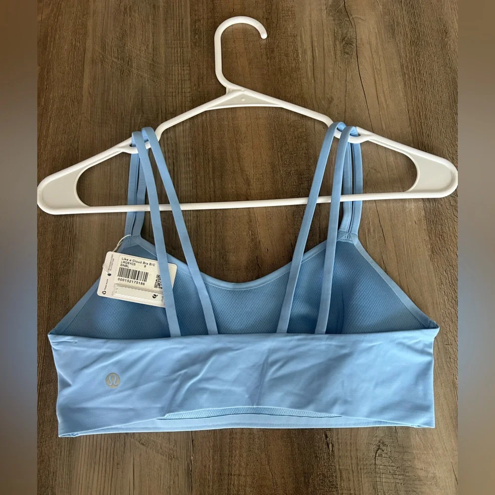 NWT Lululemon Like a Cloud Bra B/C Cup Sz 8 *Sinatra blue* - Picture 2 of 3